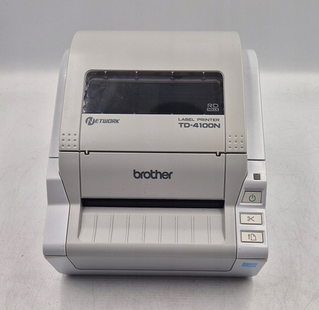 Brother TD-4100N | Termiczna drukarka etykiet 300 dpi | USB, LAN, RS-232
