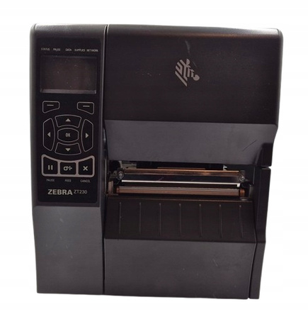 Zebra ZT230 | Drukarka etykiet 203 dpi | LAN USB RS232 | Termotransferowa | Termiczna