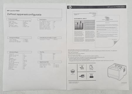 HP LaserJet P2035 | Drukarka jednofunkcyjna A4 | Laser mono | USB-B, LPT | Przebieg 4826 stron | Poleasingowa