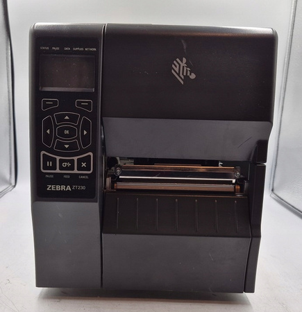 Zebra ZT230 | Drukarka etykiet 203 dpi | LAN USB RS232 | Termotransferowa | Termiczna